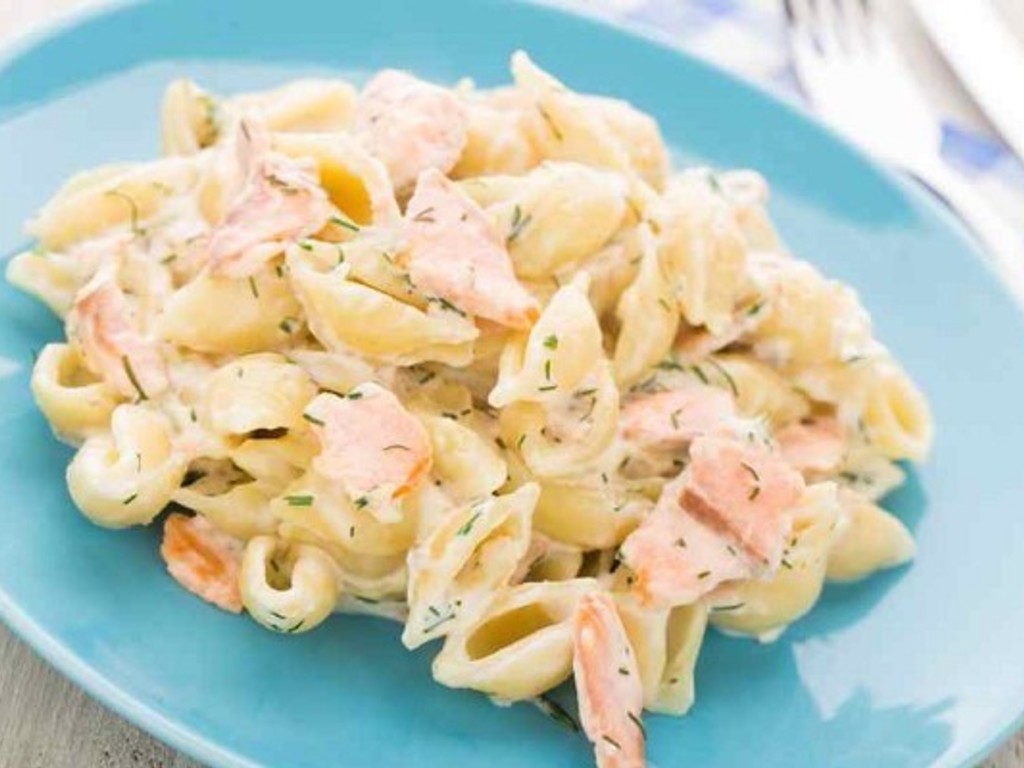 Conchiglie al salmone affumicato