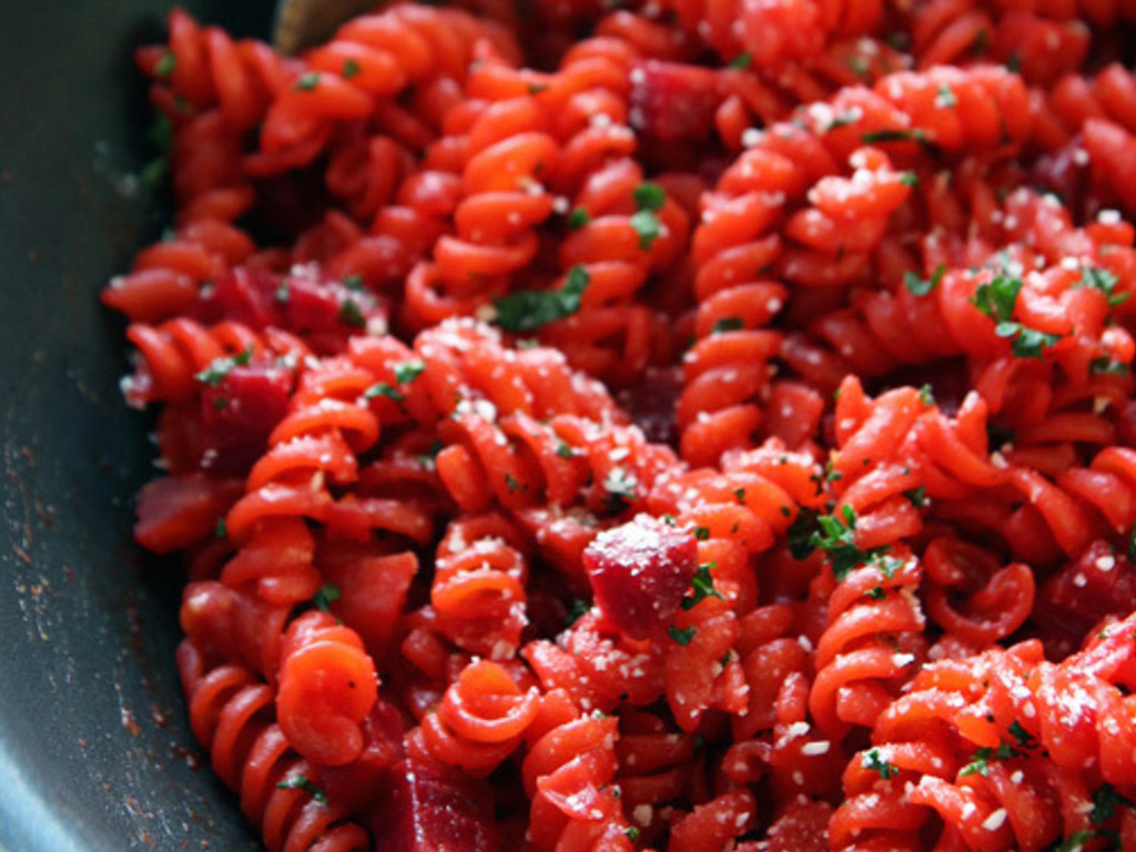 Fusilli alla barbabietola