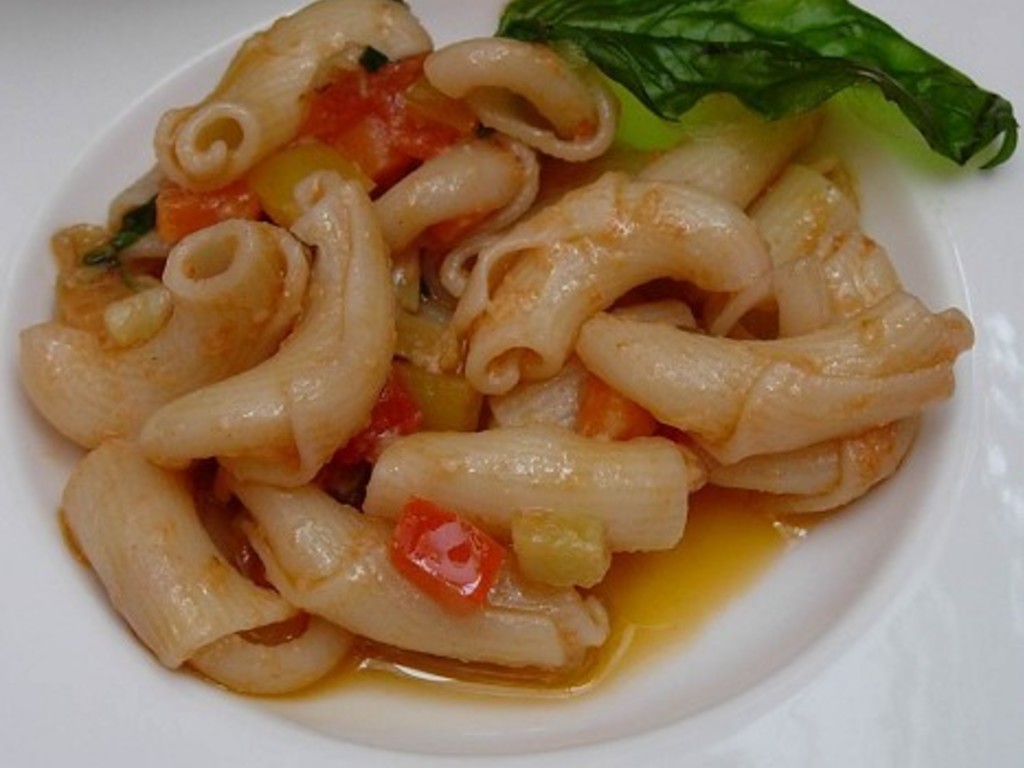 Penne alle verdure con scamorza