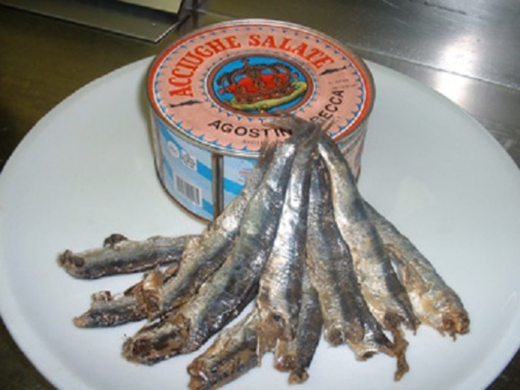 Pennette alla salsa di acciughe