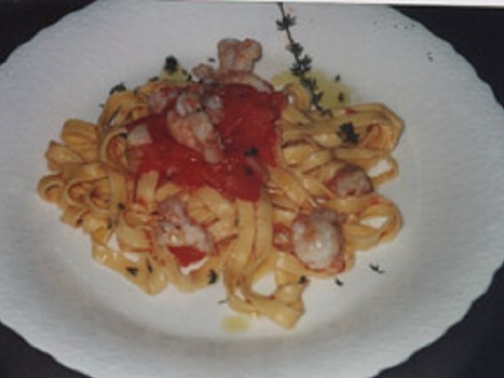 Tagliatelle agli scampi