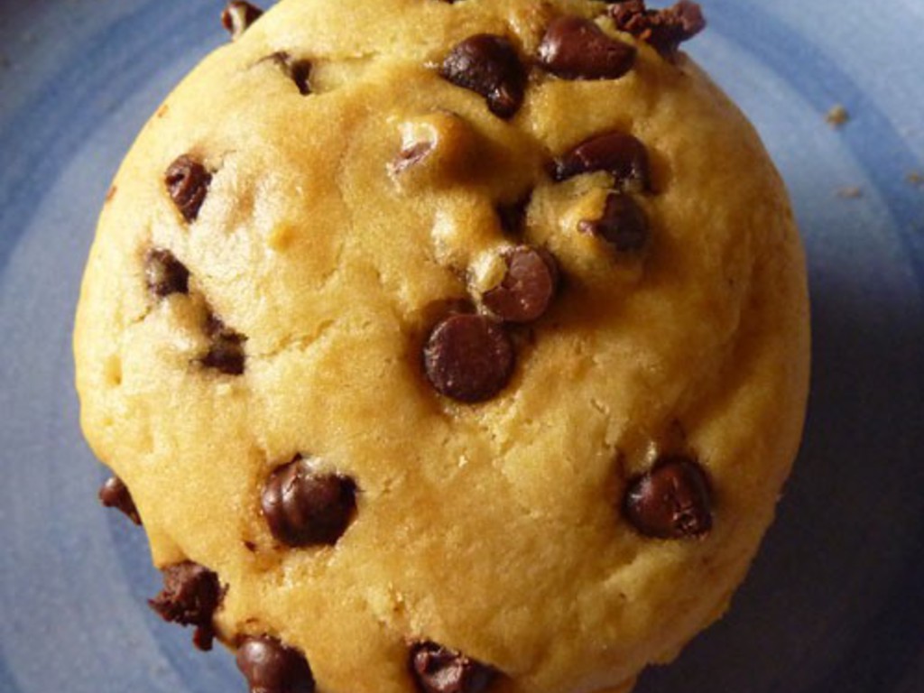 Muffin con gocce di cioccolato