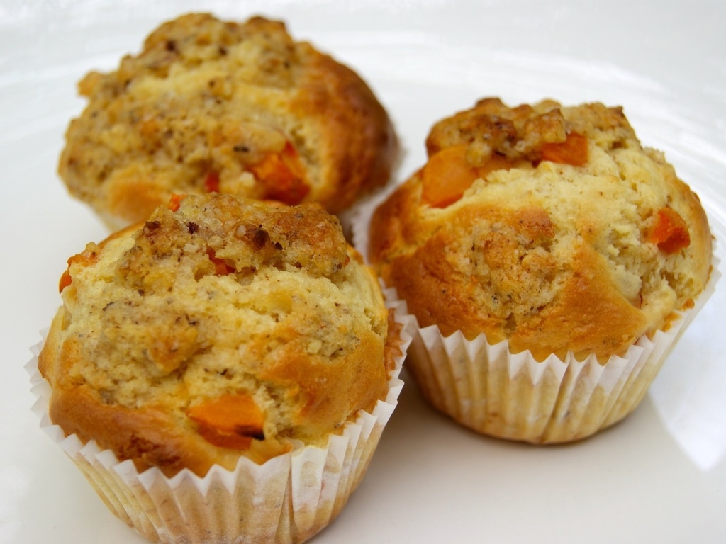 Muffin di albicocche