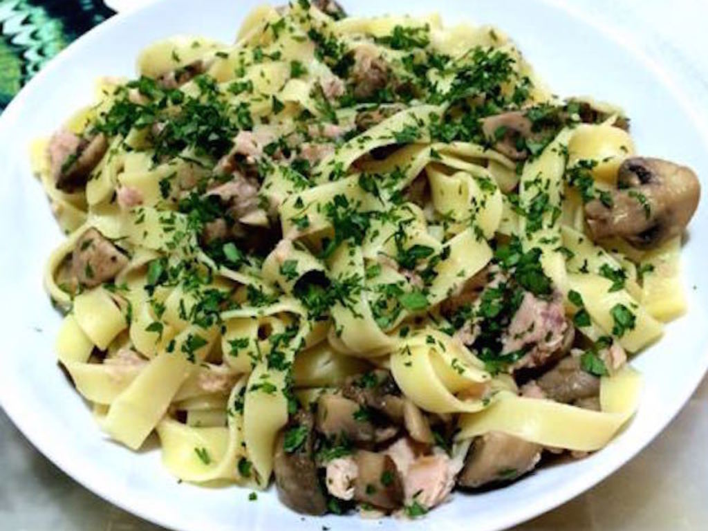 Tagliatelle al tonno