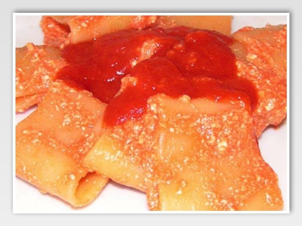 Paccheri alla crema di mascarpone di bufala