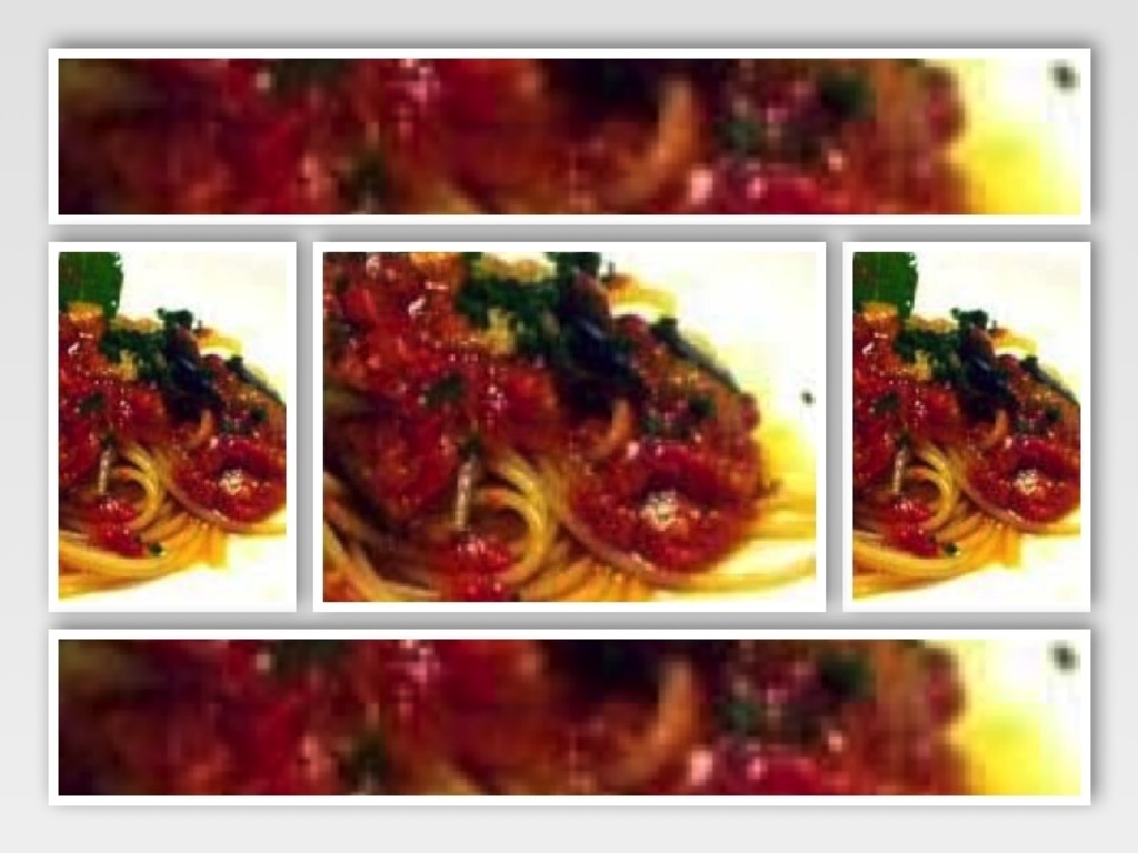 Spaghettini con salsa di olive nere