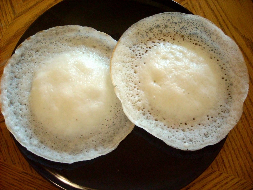 Crepes dolci al cocco - Hoppers