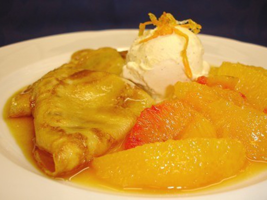 Crepes dolci al gelato