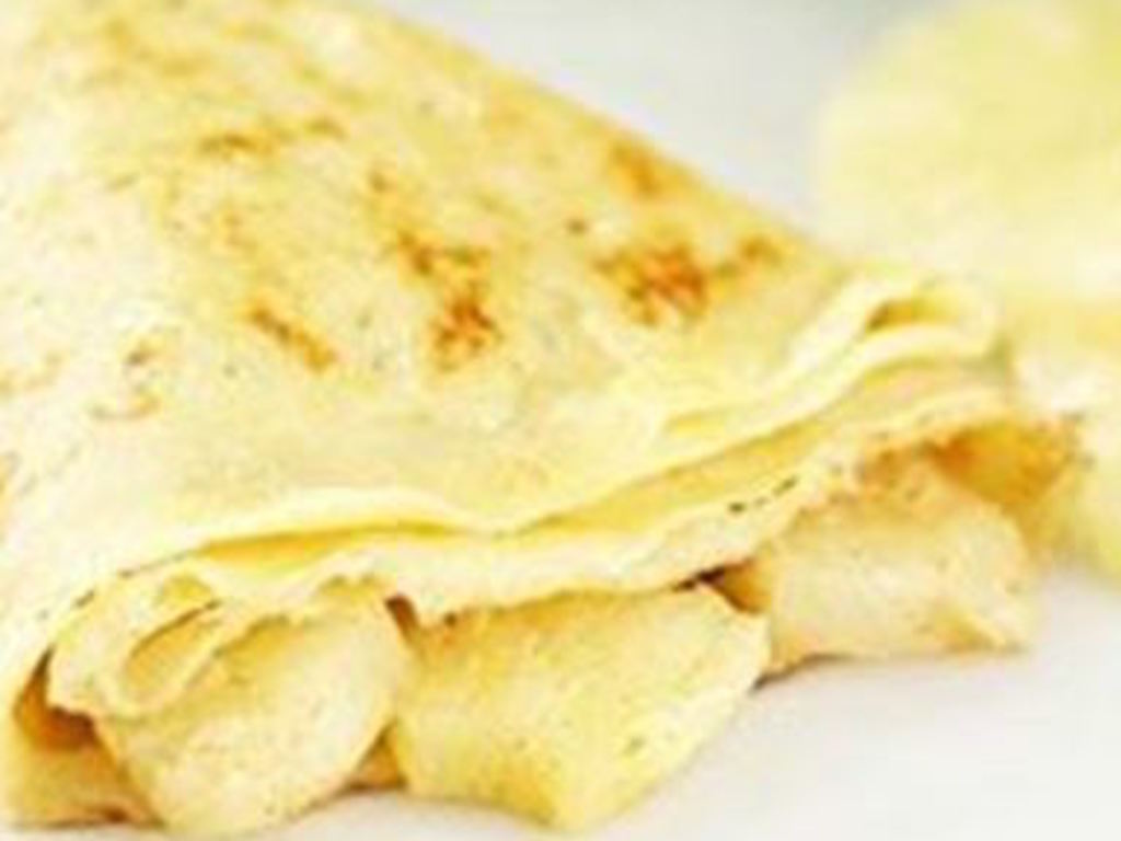 Crepes dolci all' ananas