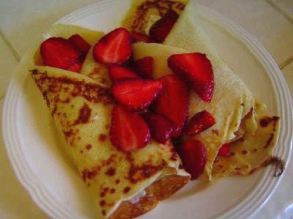 Crepes dolci alla fragola