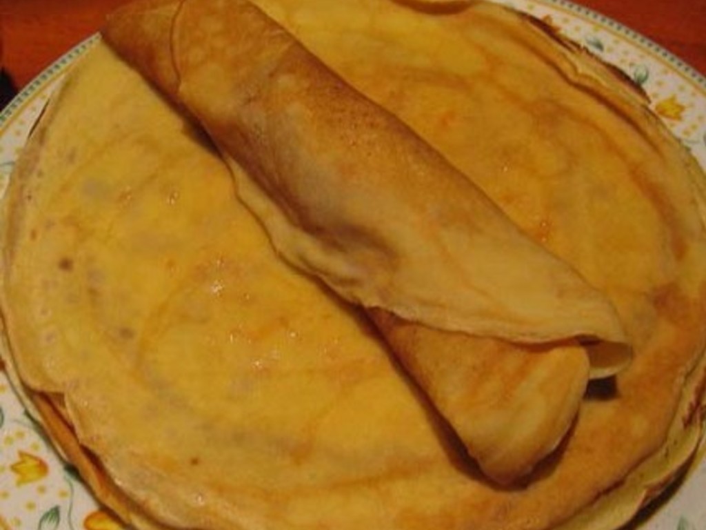 Crepes dolci alle pere