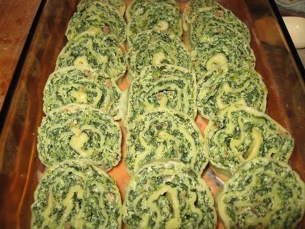 Rotolo pasquale di spinaci e ricotta