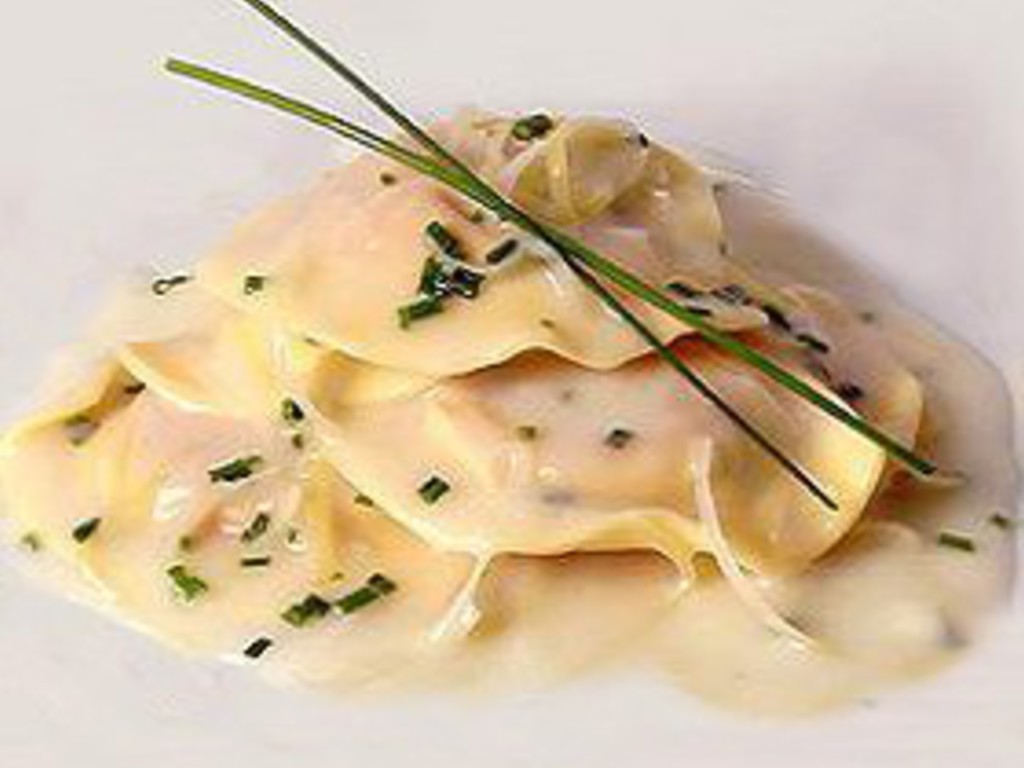 Tortelli di salmone affumicato
