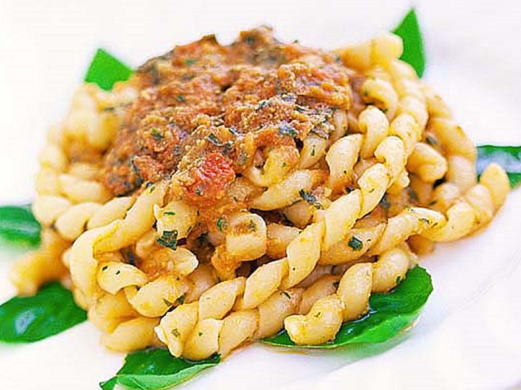 Busiate al pesto trapanese