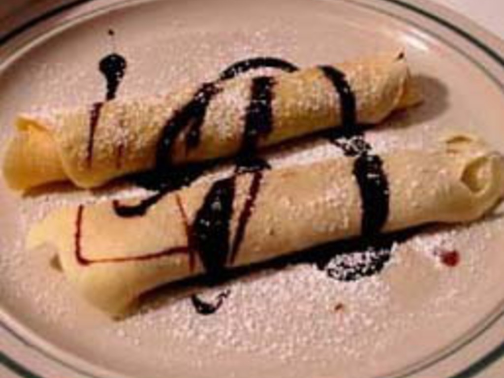Crepes dolci di cioccolato al mascarpone