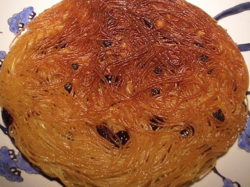 Frittata di spaghetti "a' scàmmaro"