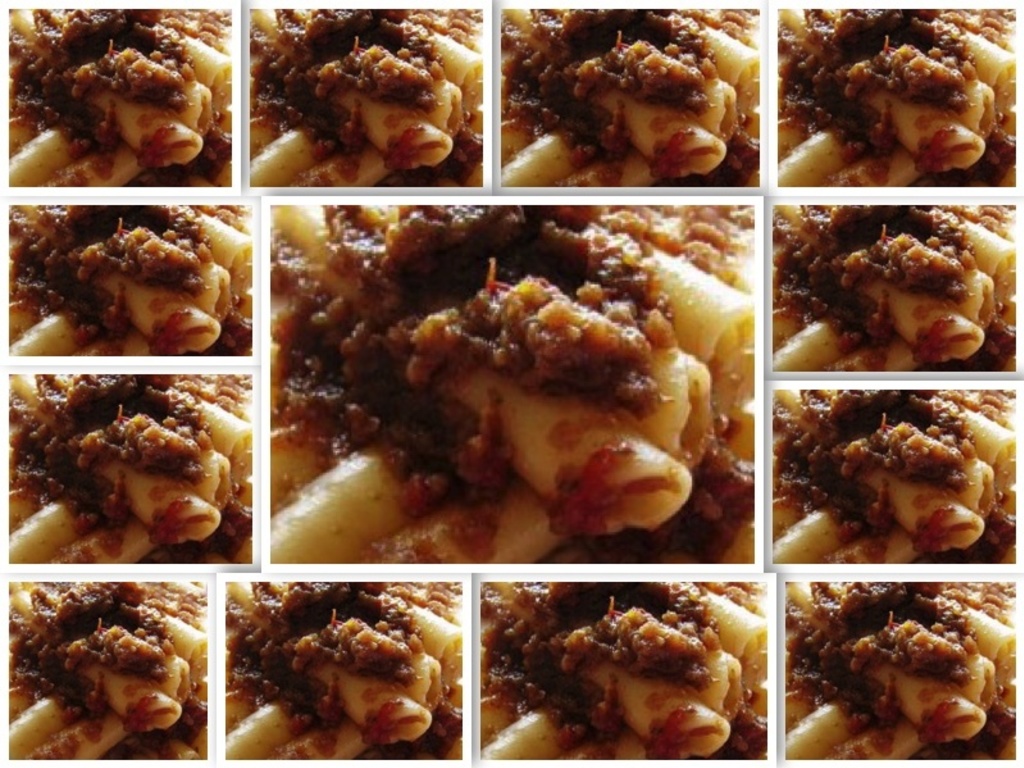 Maccheroni con salsa alla genovese