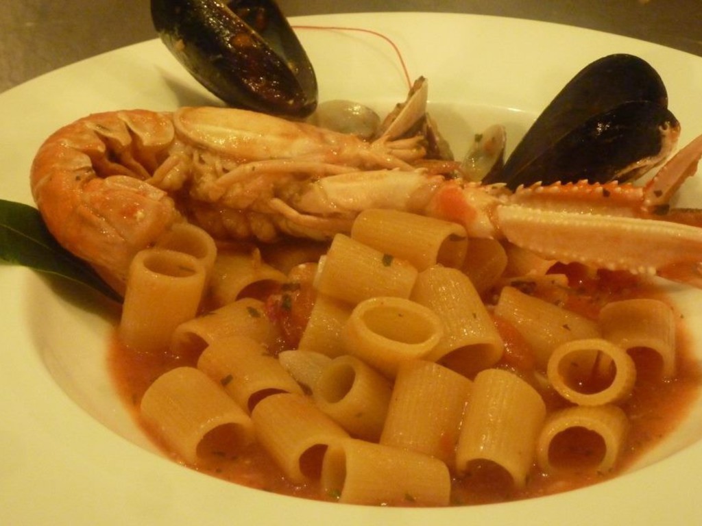 Mezze maniche in brodetto alla Giuliese