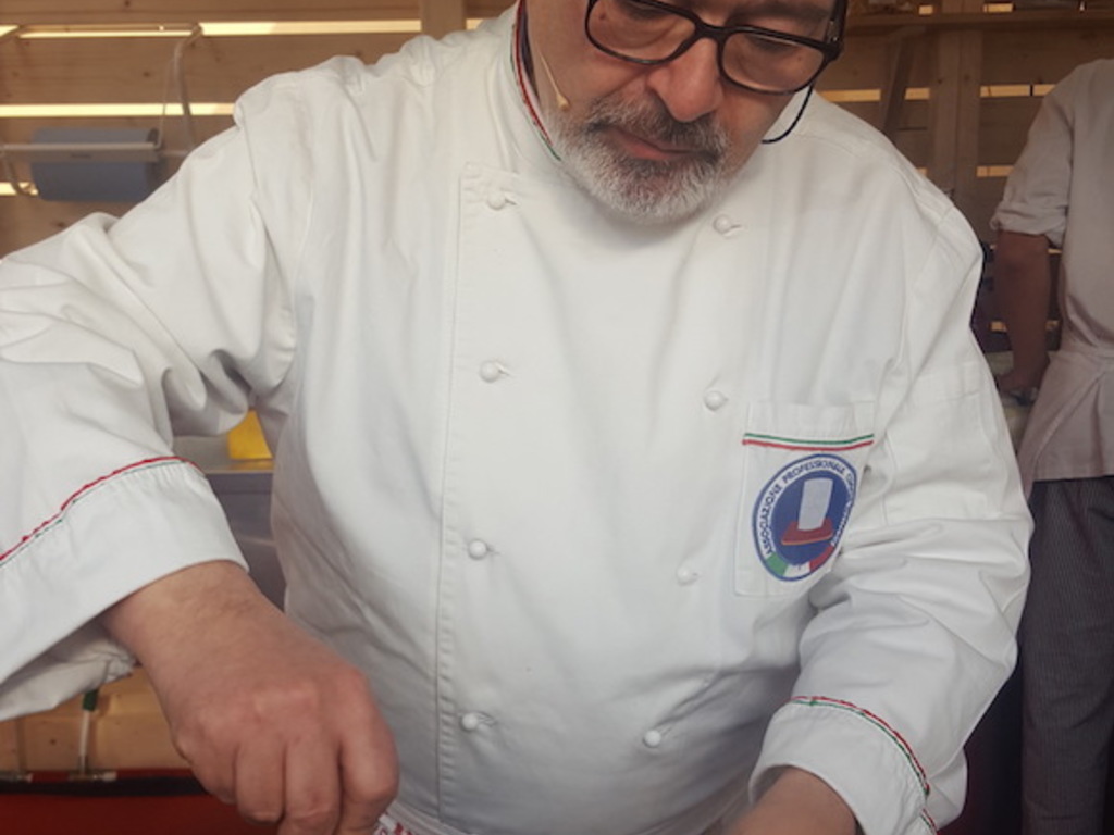 Rigatoni Senatore Cappelli alla carbonara di verdure