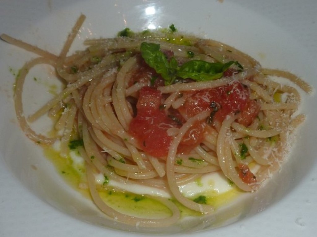 Spaghetti al pomodoro e basilico di Tano