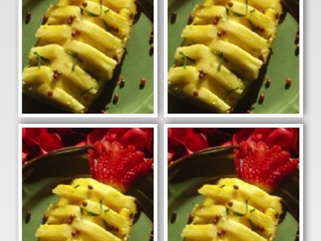 Ananas al pepe rosa