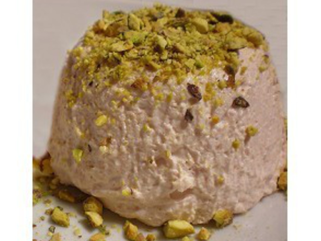 Spuma di mortadella e pistacchi