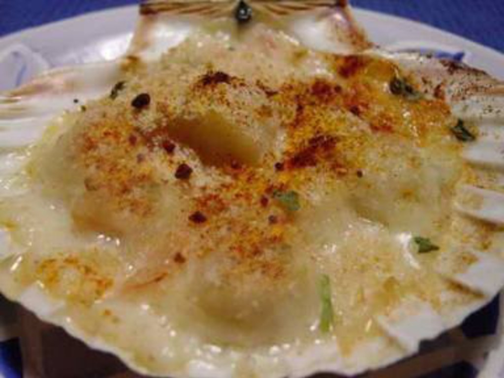 Capesante in besciamella - Les coquilles Saint Jacques