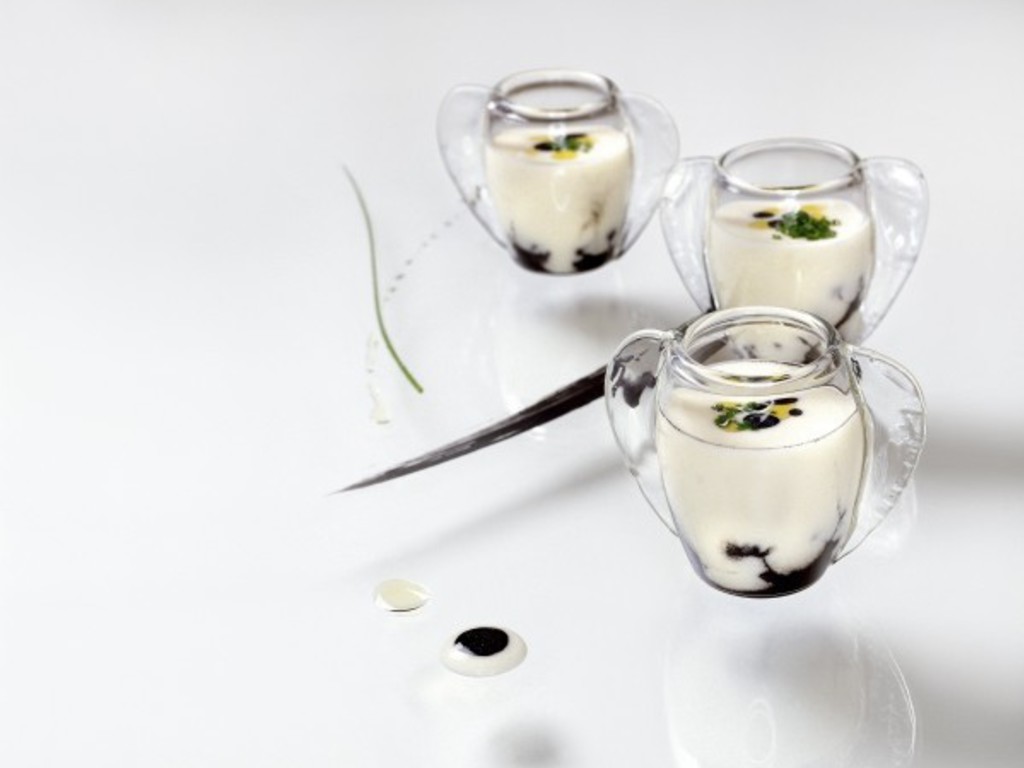 Cappuccino di seppie al nero