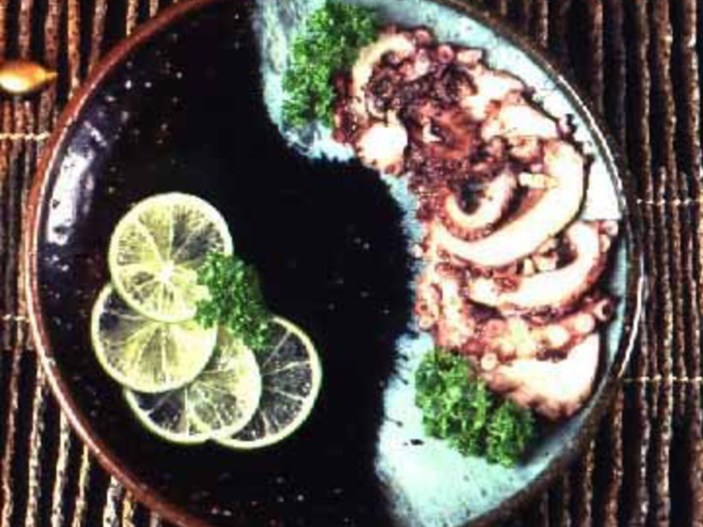Carpaccio di polpo - Marbré di polpo
