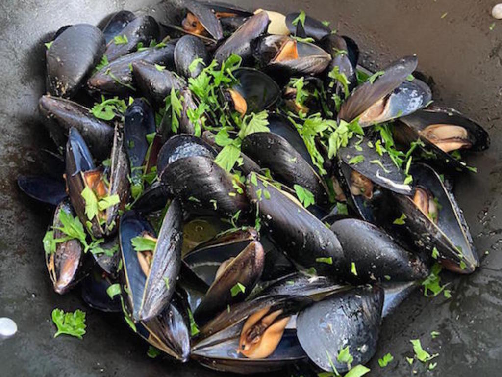 Cozze alla marinara - Moules marinières