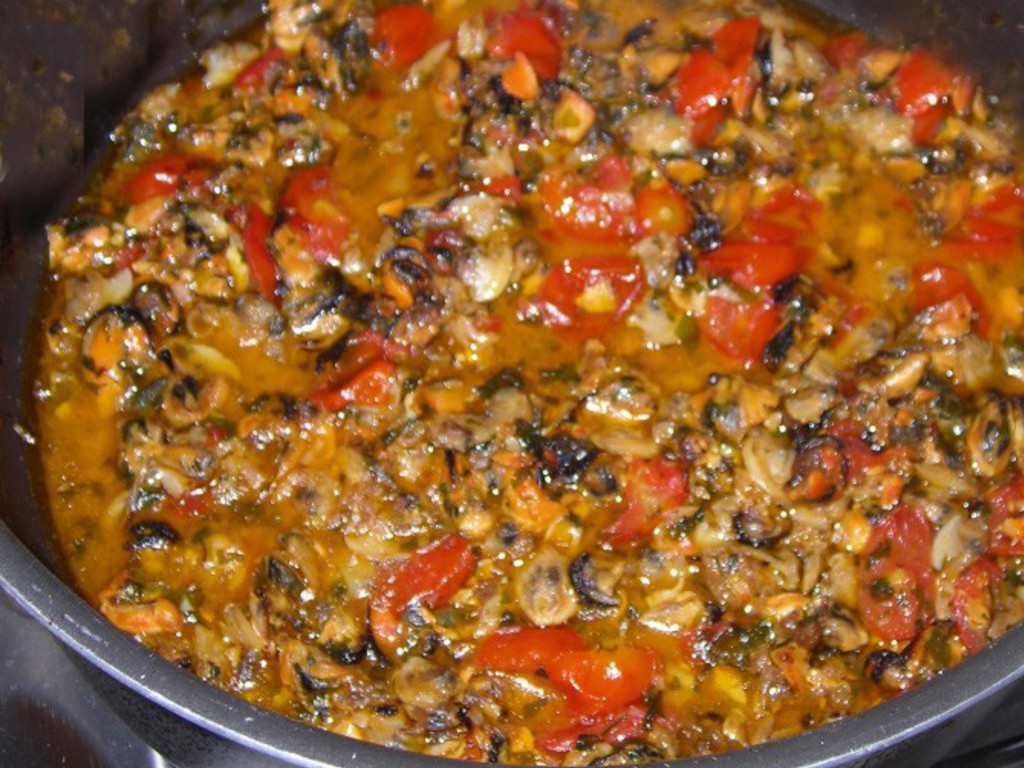 Crostini con le cozze