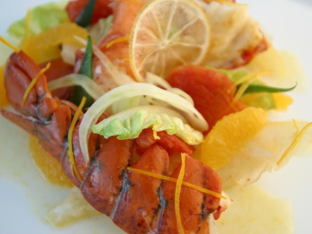 Insalata di astice agli agrumi