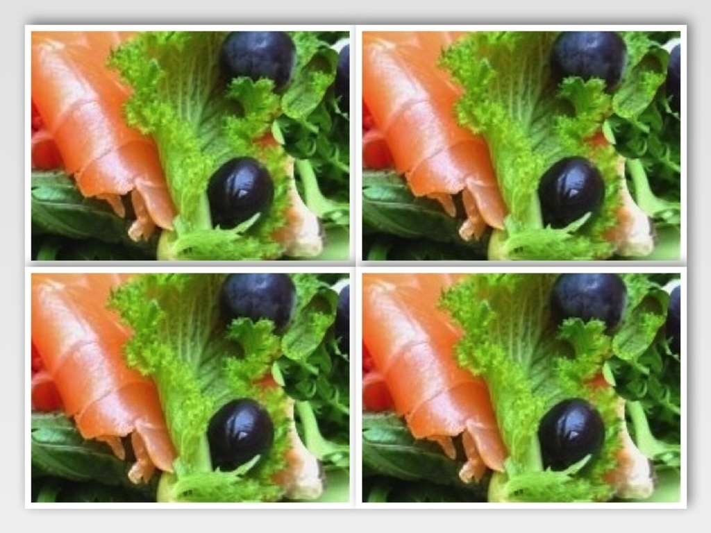Insalata di salmone affumicato e uva