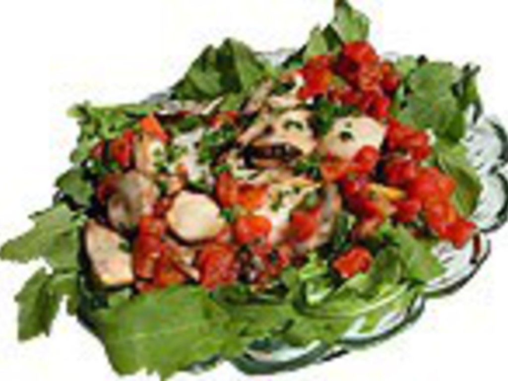 Insalatina tiepida di capesante con funghi porcini