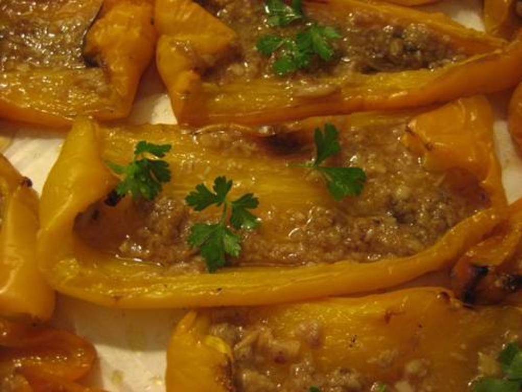 Peperoni in bagna cauda