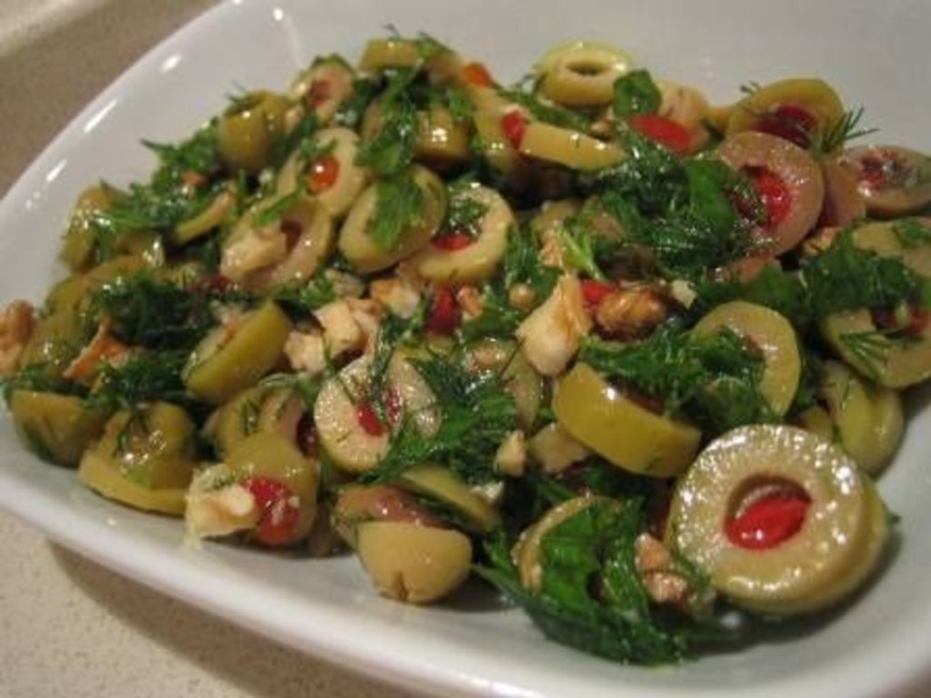 Insalata di olive verdi - Yesil Zeytin Salatasi