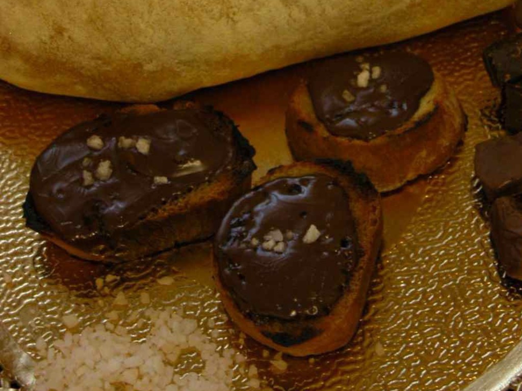 Bruschette al cioccolato