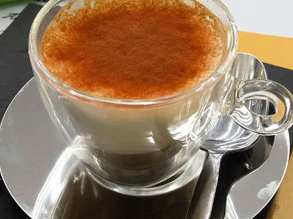 Cappuccino di zucca e panna