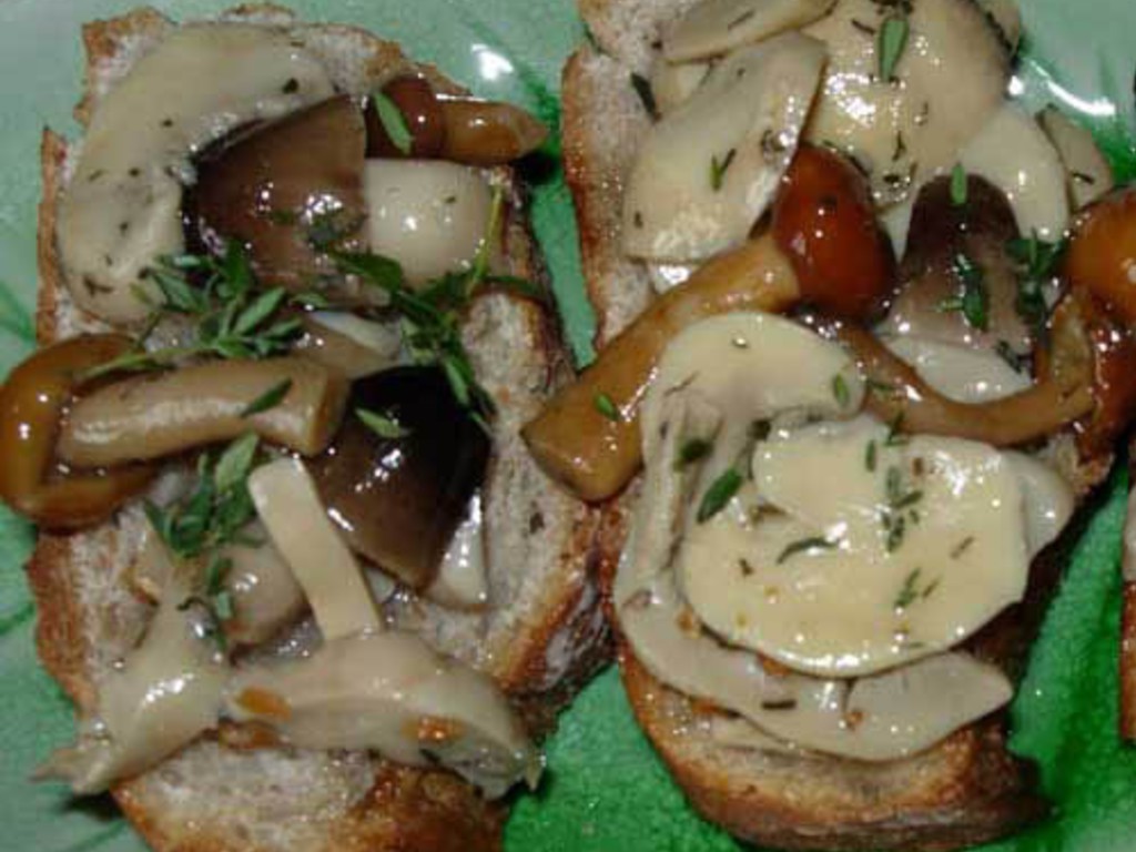 Crostini alla Boscaiola