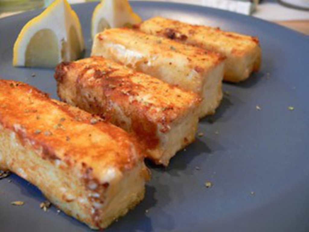 Feta fritta - Feta saganaki