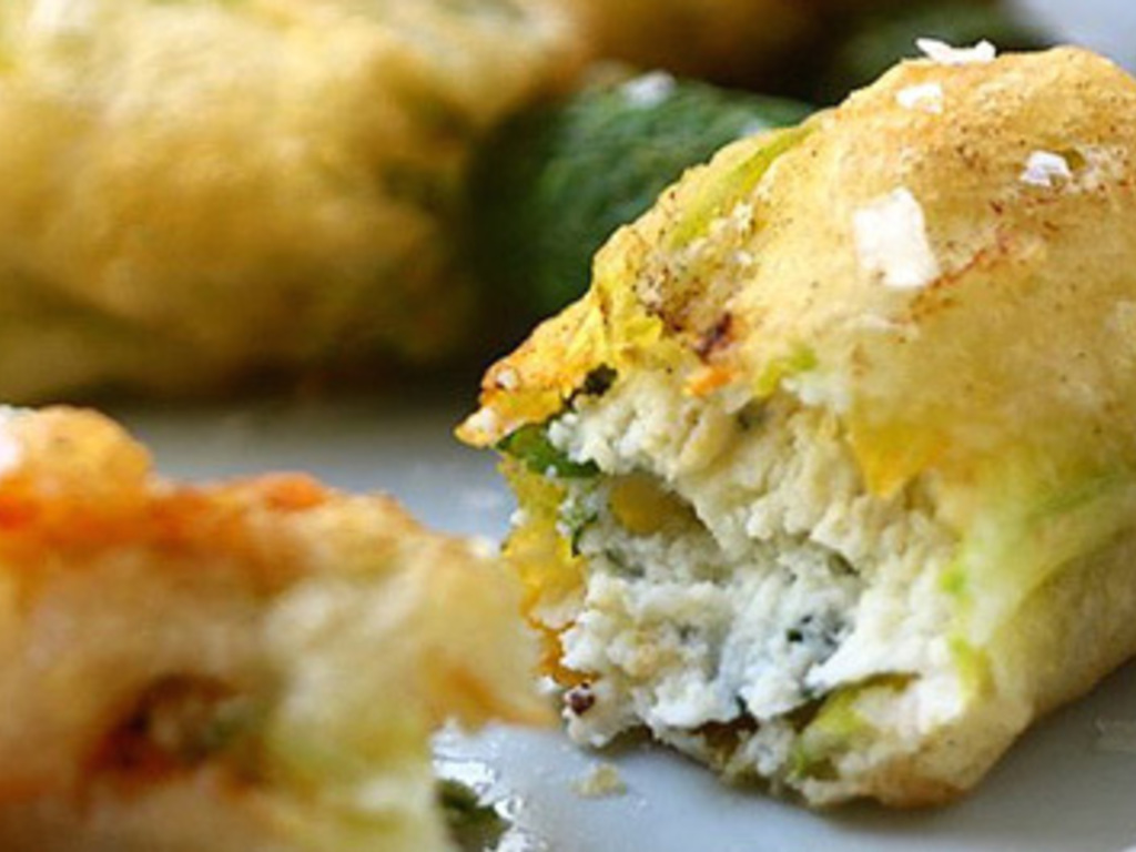 Fiori di zucchine fritti Marina