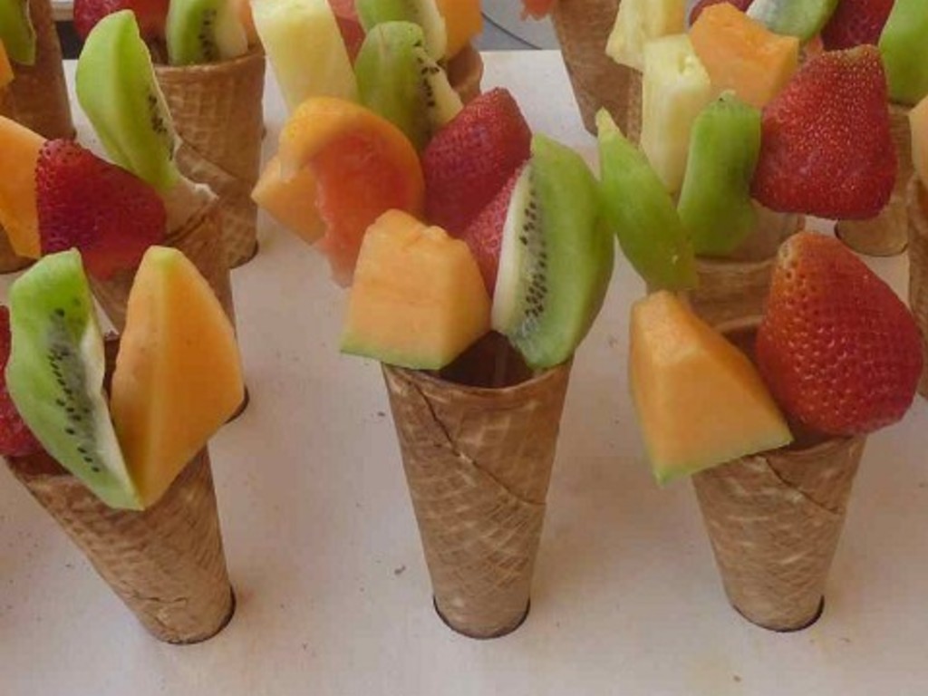 Coni di frutta fresca