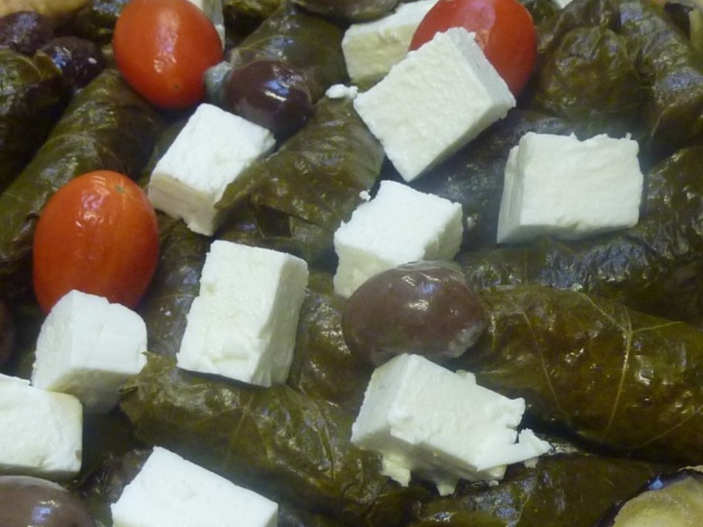 Involtini di foglie di vite ripiene - Dolmà