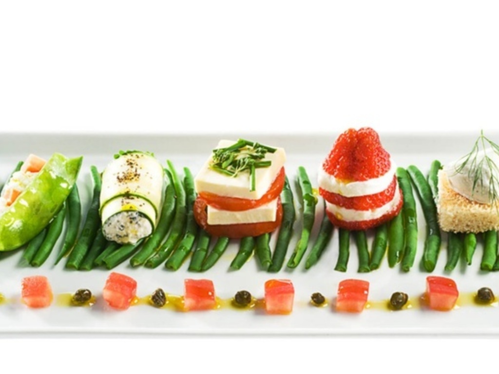 Sushi di formaggio con cinque gusti