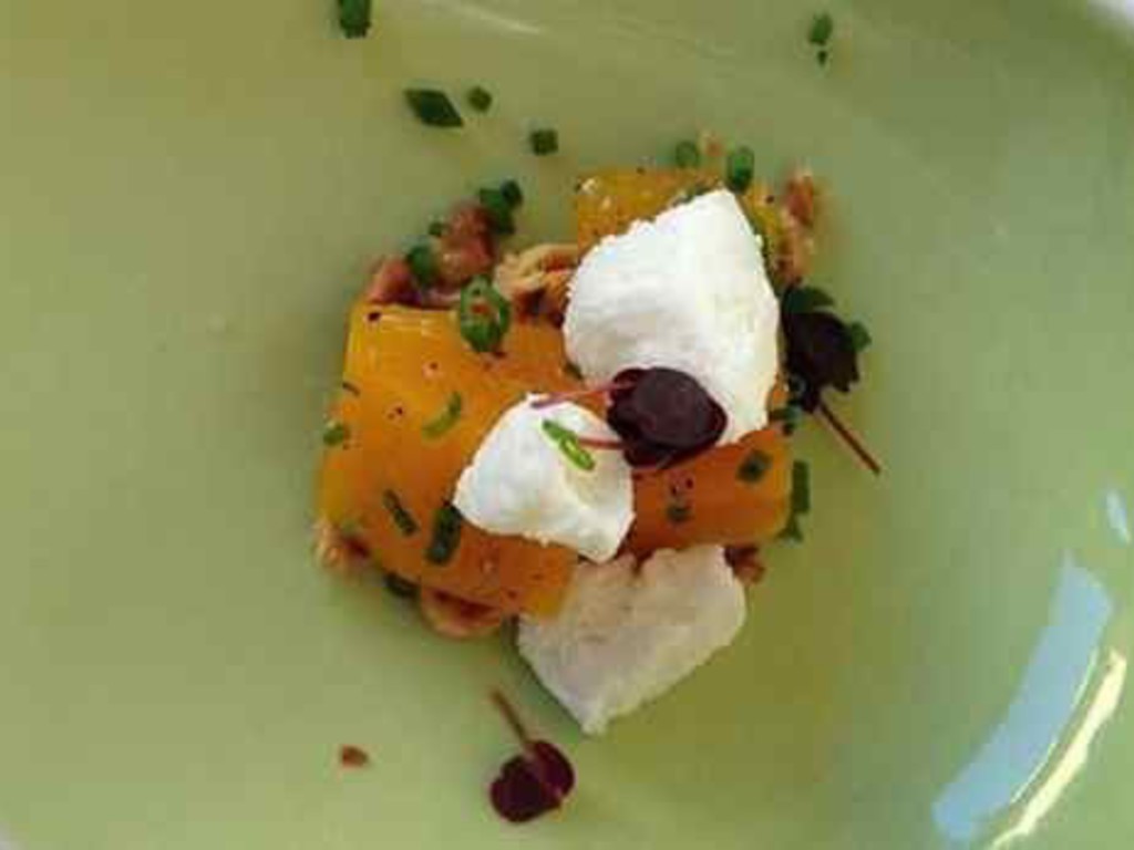 Zucca al forno con caprino