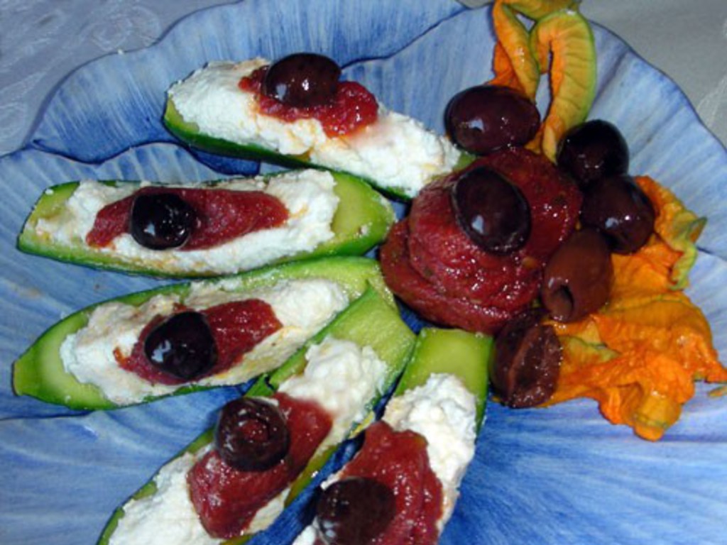 Zucchine tricolori