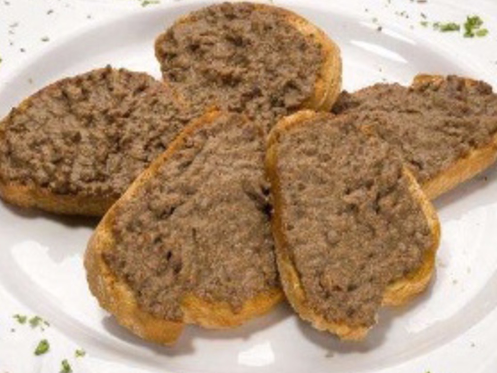 Crostini di fegatini di pollo