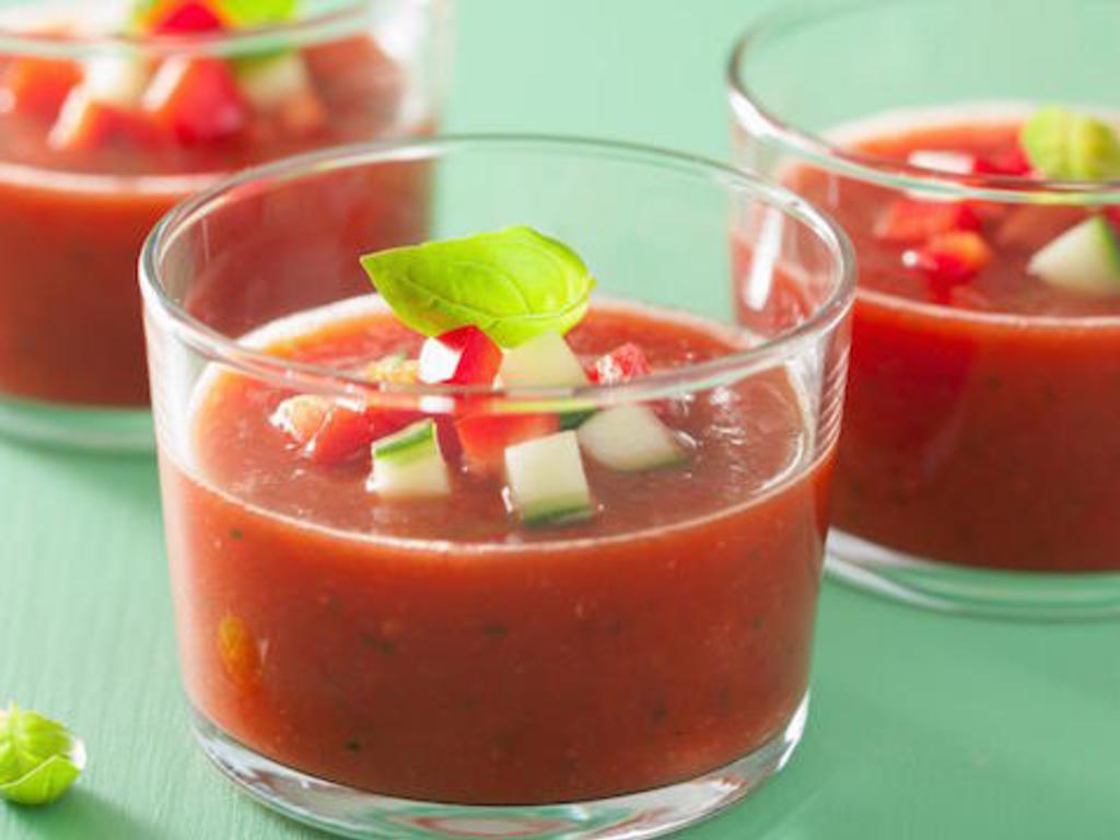 Gazpacho di anguria e pomodori