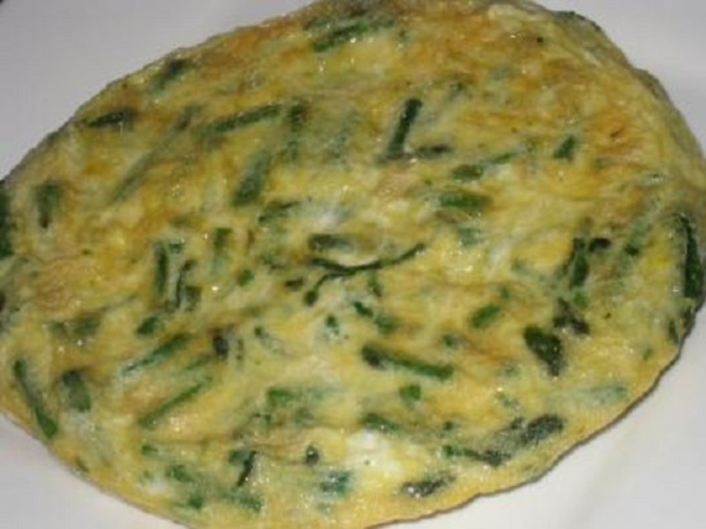 Frittata di asparagi selvatici    