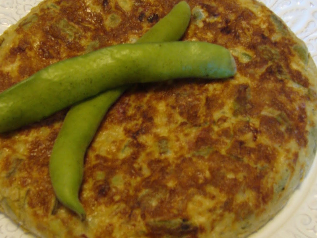 Frittata di fave novelle   